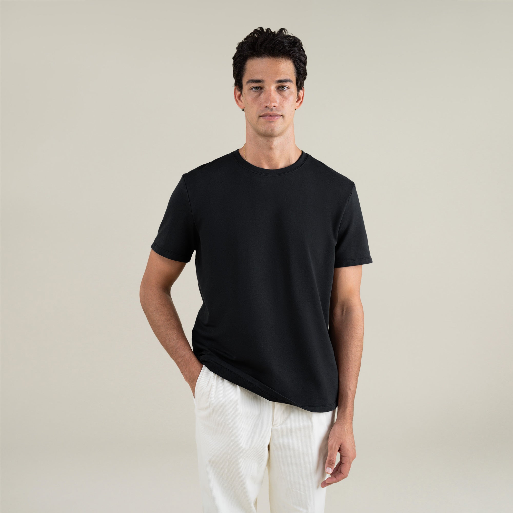 Cumulus Crew styled with off-white trousers